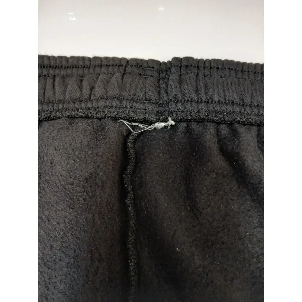 Adidas Essentials Linear Tapered Pants Joggers Mens XL Black White Stripes Logo